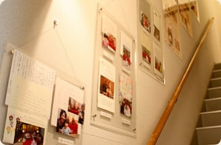 購入いただいたお客様から、お手紙やお写真を頂きます
